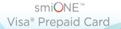 smiOne Visa Prepaid Card